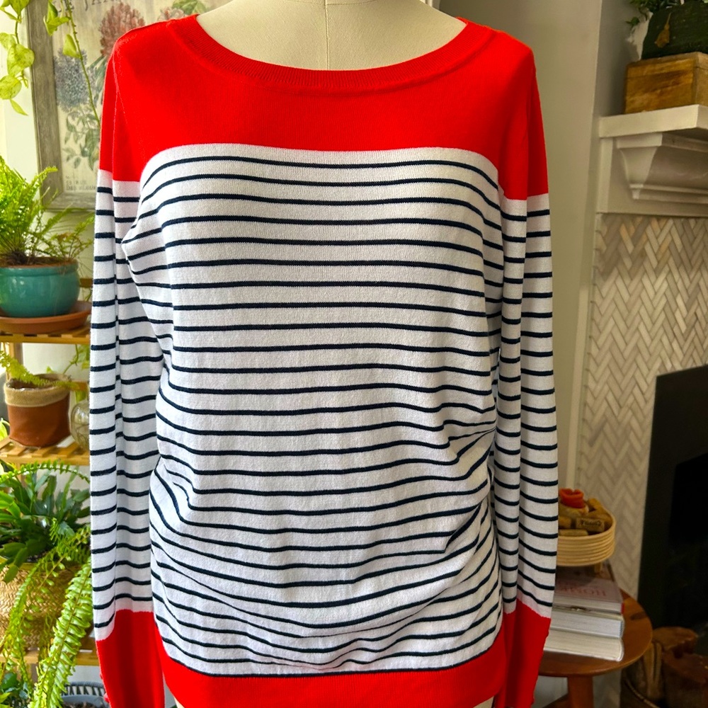 Náutica 100% cotton-knit long sleeves cuff closing 4 buttons light and casual - Picture 1 of 9